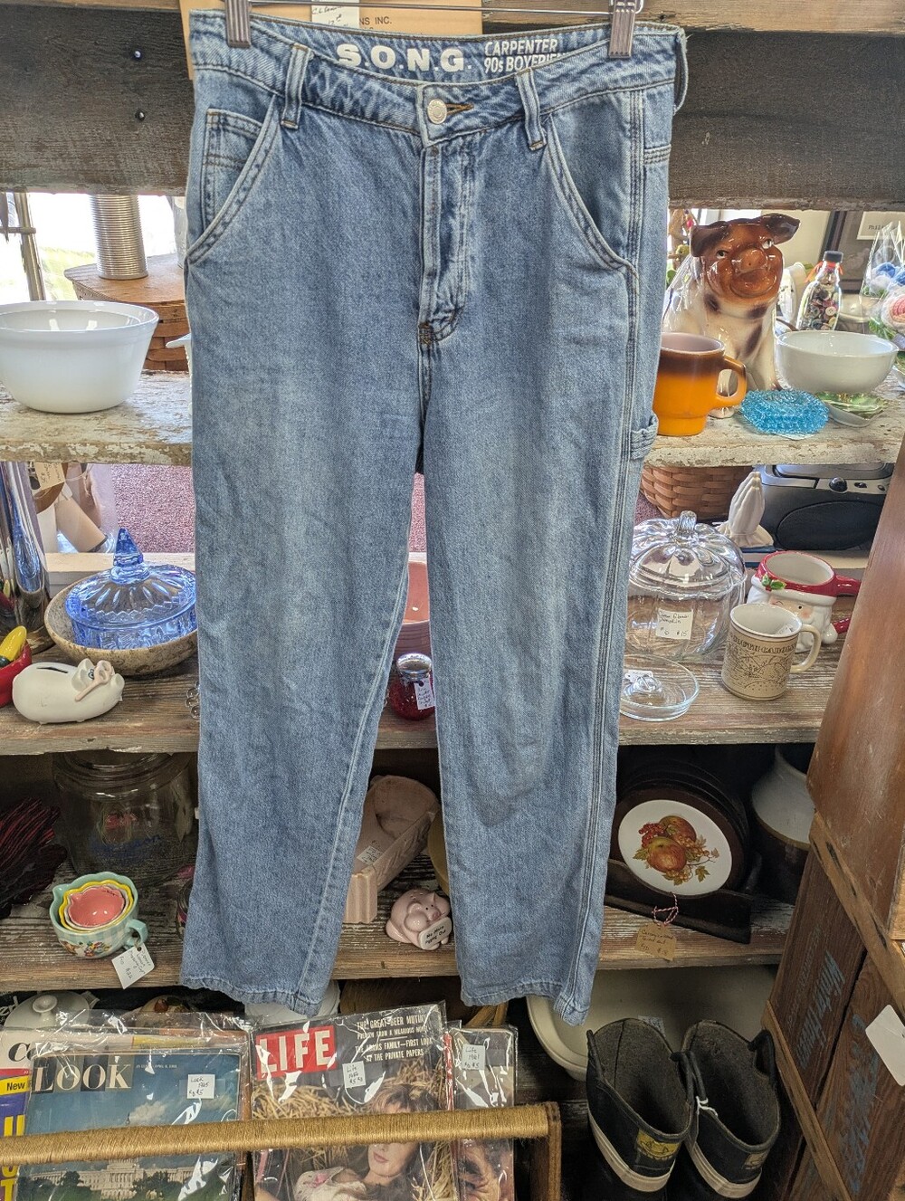 Uktrasoft Carpenter Boyfriend 90s Denim Jeans